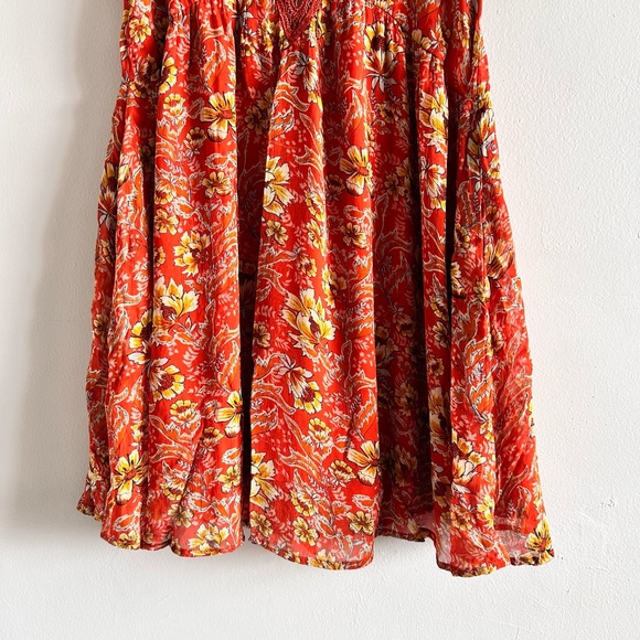 Free People Margot Printed Babydoll Dress | Floral | Size Small | NWT - Picture 11 of 16